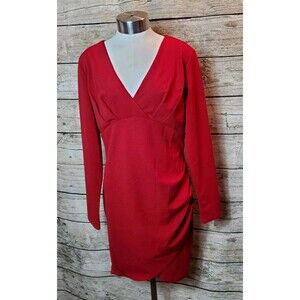 Anggrek Red Dress Size Large NWT
